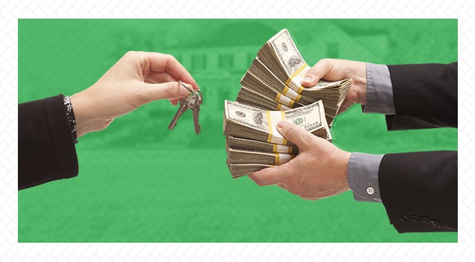 When selling a house with a sitting tenant fast and for cash, the quickest way to do it is through a real estate investor.